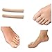 Open Toe Tubes - Kalevel Gel Lined Fabric Finger Sleeve Toe Protectors Cushions Pads for Corn Hammer Toe Bunion, Callus, Blister Pain Pressure Relief 5.9 Inches (2 Pack)