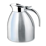 Isosteel Tableline Vakuum-Isolierkanne 1,5L inkl. Klappdeckel mit Einhand-Ausgie�taste, sp�lmaschinenfestvon "Home"