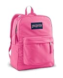 JANSPORT SUPERBREAK BACKPACK SCHOOL BAG - Pink Poodle - 8WM
