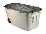2463DIM - Roughneck Indigo Metallic Blue Jumbo Wheeled Storage Box - 45 Gal.