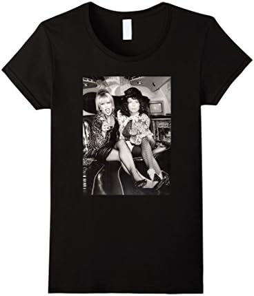 Women's Patsy Stone and Eddie tshirt Large Black
