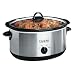 crockpot 6.5 litre chrome slow cooker