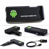 GMYLE (TM) Black Android 4.0 Mini PC Wifi-N TV Box HD Google IPTV Player 1GB Allwinner A10