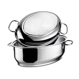 Berndes 87592 Edelstahl-Br�ter mit Edelstahl-Deckel 34 x 24 cmvon "Berndes"