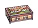 Dale Tiffany TG101124 Cranston Art Glass Jewel Box , 7-1/2-Inch by 5-Inch