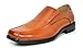 Bruno MARC Men's Formal Loafers Stretch Slip On Leather Lining Square Tip Modern Dress Shoes
