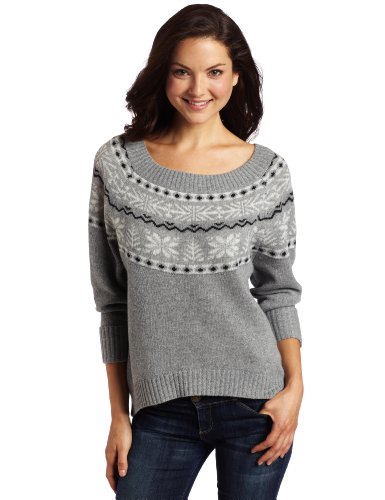 Joie Women's Johana Stripe Sweater, Heather Grey, Medium