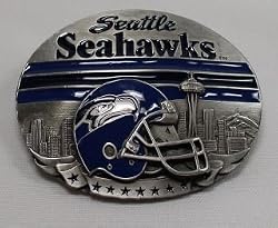 SEATTLE SEAHAWKS  (LIMITED EDITION) NFL LICENSED FOOTBALL BUCKLE