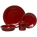 Fiesta 4-Piece Place Setting, Scarlet