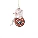 Georgia Bulldogs NCAA Acrylic Basketball Snowman Ornament (2.50)"