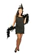Plus Size Classic Deluxe Roaring 20s Fringed Flapper Dress . (Cigarette Holder and Boa not included)