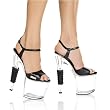 Highest Heel Women's VIVID-103, 7 1/2" Platform With "Handle Bar" Grips Wrapped On Heel