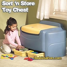 Blue/Yellow Toy Box