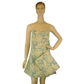 Buy Blue Yellow Roses French Elegant Floral Design Camisole Style Sleeveless Sleepdress night... by PD
