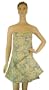 Blue Yellow Roses French Elegant Floral Design Camisole Style Sleeveless Sleepdress night dress nightgown ~ 3 sizes