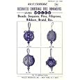 Walco Do It Yourself Christmas Ornaments -- Instructions for Making 14 Vintage Ornaments with Beads, Sequins and Ribbon by  Walco