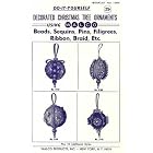 Click here to buy Walco Do It Yourself Christmas Ornaments -- Instructions for Making 14 Vintage Ornaments with Beads, Sequins and Ribbon by  Walco.