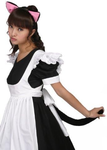 Cat Ears Set Front bend Black by GoodLuck