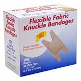 ECONOMY VALUE FLEXIBLE FABRIC KNUCKLE BANDAGE 100/BOX