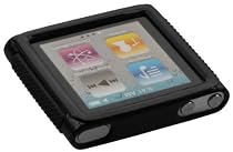 mumbi powerGRIP TPU Skin Case iPod Nano Silikon Tasche Hülle - Silicon Protector Schutzhülle schwarz