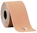 KT TAPE Original Cotton Elastic Kinesiology Theraeputic Tape - 20 Pre-Cut 10 Strips, Beige