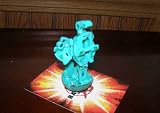 BAKUGAN B3 BAKUFLIP NEW LOOSE BATTLE DAMAGED ZEPHROYZ GREEN MEGA BRONTES 550G