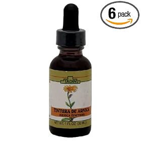 Tadin Tea, Arnica Tintura (Arnic Flower Tincture), 1-Ounce Bottle (Pack of 6)