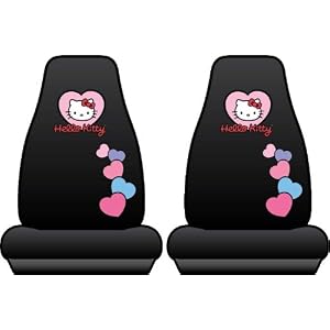 Hello Kitty Hearts Truck SUV Car Seat Covers