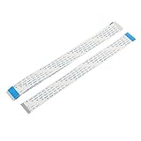 uxcell 柔軟フラットケーブル　データケーブル　ホワイト　Bタイプケーブル　10個入