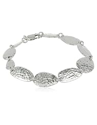 Zina Sterling Silver Flat Ripple Bracelet, 7.5"