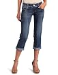 Jolt Juniors Denim Crop Button Detail Pant