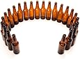 Monster Brew Home Brewing Supp Amber Beer Bottles (24 Pack), 12 oz