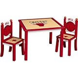 Guidecraft NBA Table and 2 Chairs (Chicago Bulls)