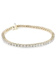 10k Gold 4-Prong Diamond Tennis Bracelet (5 cttw, I-J Color, I1-I2 Clarity)