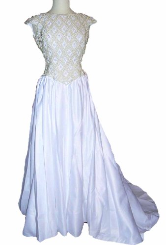 wedding dresses. Cheap Weddingdresses. Jean Phoenix White Satin Wedding Dress, Gown,