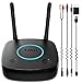 1Mii B06TX Bluetooth 5.2 Transmitter for TV to Wireless Headphone/Speaker, Bluetooth Adapter for TV w/Volume Control, AUX/RCA/Optical/Coaxial Audio Inputs, Plug n Play, aptX Low Latency & HD