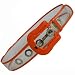 ORANGE JUMBO BUCKLE TRANSLUCENT PLASTIC ONE SIZE BELT Image