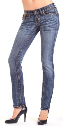 Antique Rivet Judy - Juniors Jeans-24 (STUDIO)