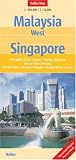 Malaysia: West, and Singapore Nelles Map (Nelles Maps)