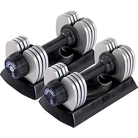 Stamina Versa-Bell II 25-Pound Adjustable Dumbbell Pair