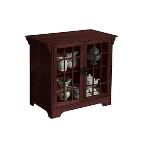 Craftsman 32w Two - door Lowboy With Glass Doors, TWO-DOOR, MACINTOSH OAK