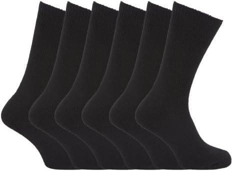 Mens 1.9 Tog Extra Warm Thermal Socks (Pack Of 6)