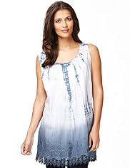 Indigo Collection Pure Cotton Tie Dye Tunic