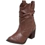 Wow by Wanted Women's Kid Boot,Brown,7.5 M US