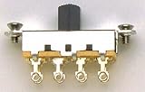 On-Off-On Slide Switch Switchcraft for Mustang Black