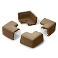 Prince Lionheart Jumbo Corner Guards, Chocolate Brown
