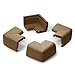 Prince Lionheart Jumbo Corner Guards, Chocolate