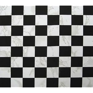 Checkered Black White Contact Paper