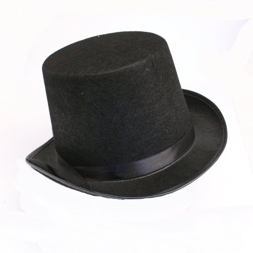 Black Felt Top Hat