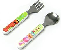 Sesame Street Easy Grasp Fork and Spoon,Colors and Styles May Vary
From The First Years
